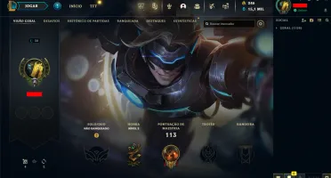 Conta LOL LVL 30 | 89 Campeões| 122 Skins |UNRANKED| 2013