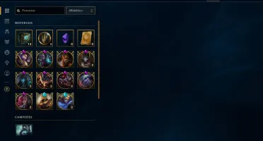 Conta OURO 3 140 Champs 33 Skins