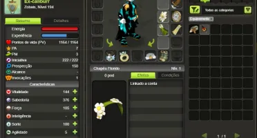 Conta zob 194/roub154 S/ certificar dofus serv pandawo
