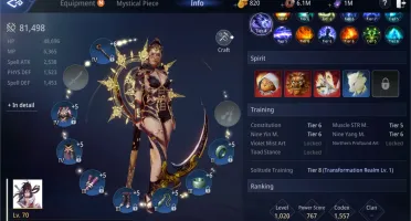 FEITICEIRA Nv.70 - 81k Power - 3 Pet ÉPICOS!!! - SA74⚠️