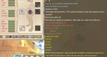 Conta Grand Fantasia - Ranger level 40 +16/+17