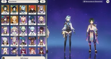 AR55 Eula + Tumulo / Xiao / Diluc c1 e Banner garantido!!!