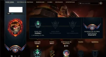 Conta com 427 skins + 44 Cromas