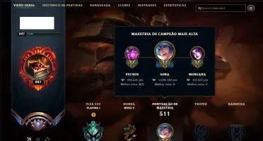 Conta com 427 skins + 44 Cromas