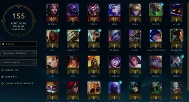 Contas league of legends com otimo mmr e varias skins