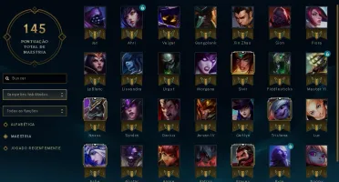 Contas league of legends com otimo mmr e varias skins