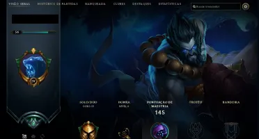 Contas league of legends com otimo mmr e varias skins