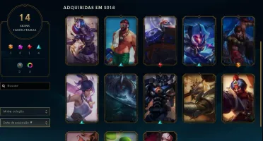 Contas league of legends com otimo mmr e varias skins