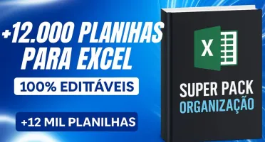 +12.000 Planilhas Profissionais para Excel 100% Editáveis