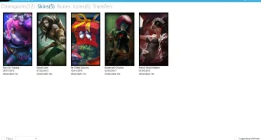 Conta League of Legends 32champions / 4 skins borda prata