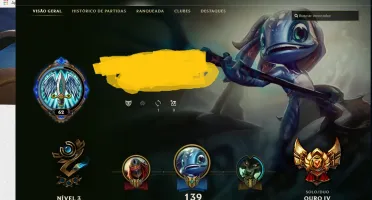 CONTA OURO 4 NIVEL 63, HONRA 3 E 40 CHAMPS, BARATA!!!