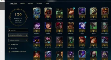 CONTA OURO 4 NIVEL 63, HONRA 3 E 40 CHAMPS, BARATA!!!