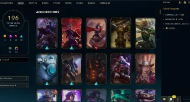 Conta LOL/ SKINS RARAS