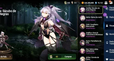 Conta de epic seven End game servidor Global