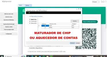 Maturador de Chip(WaHammer) Aquecedor de Contas - Lic. Anual