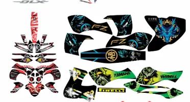 Pacote Completo com 1.500 Adesivos Editáveis para Motos!