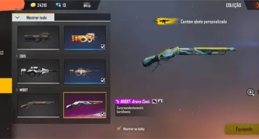Conta free fire com angelical