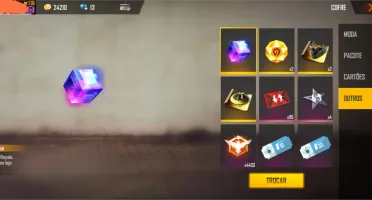 Conta free fire com angelical