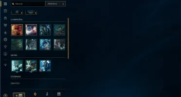 Conta lol mono lux e swain, atualmente ouro 2