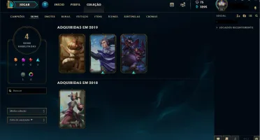 CONTA LOL DIAMANTE 4