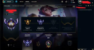 CONTA LOL DIAMANTE 4