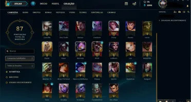 CONTA LOL DIAMANTE 4