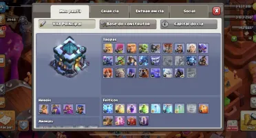 Conta clash of clans recem CV 13