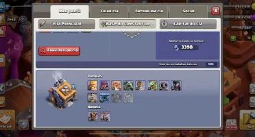 Conta clash of clans recem CV 13