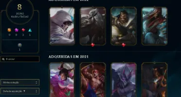 Conta Unranked Lvl 50 - League of Legends - LOL
