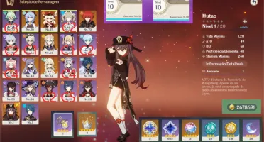 NA Genshin Impact AR45 HUTAO, GANYU, KLEE, ALBEDO, DILUC E +