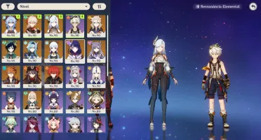 Conta Genshin AR 59. Endgame, Fulll Build