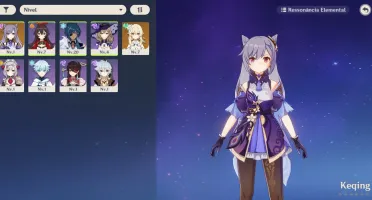 Ar 10 Keqing + Lança Primordial de Jade