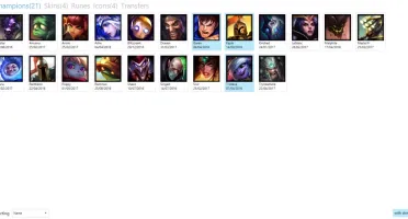 Conta com 21 campeões e 4 skins