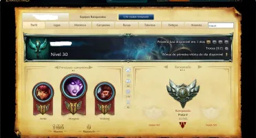 VENDO CONTA LOL PRATA 5