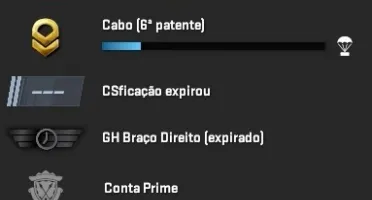 Conta CS2 - Com 4 Medalhas e Prime