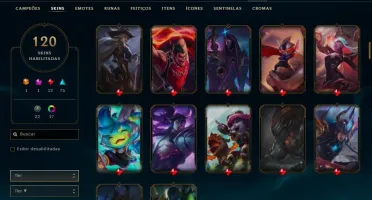 Conta Valorant e League of Legends