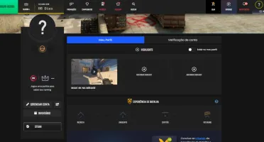 Conta STEAM CS2 LEVEL 20 na GamersClub, sem verificado