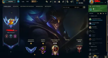 Conta Lol D4