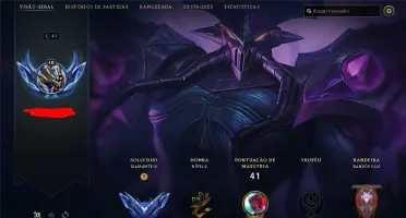 CONTA LOL DIAMANTE 3 SMURF 76% WR