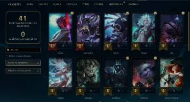CONTA LOL DIAMANTE 3 SMURF 76% WR