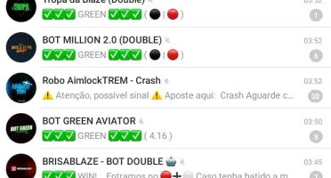 Robôs da Blaze ( Double, Crash , e Branco ).