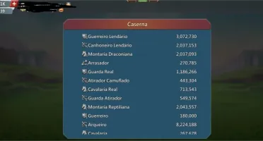 Conta Lords Mobile 735m - barata pra sair - preciso da nota