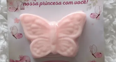 Borboleta Rosa - Kit 10 - Lembrancinhas Prontas