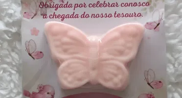 Borboleta Rosa - Kit 10 - Lembrancinhas Prontas