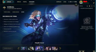 Conta LOL borda Ouro l, 104 Campeões, 105 Skins, 3 Ultimates