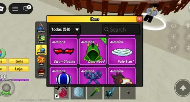 Vendo conta de blox fruit por apena 90 com promoção