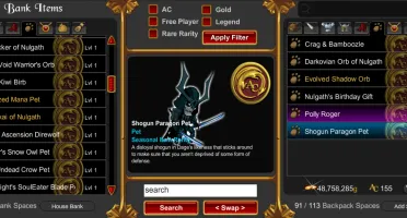 Conta End Game AQW