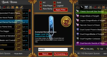 Conta End Game AQW