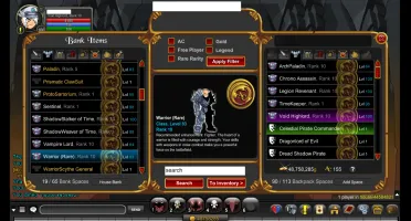 Conta End Game AQW