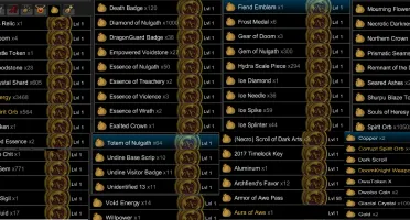 Conta End Game AQW